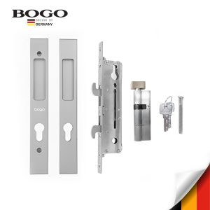 Khóa đi lùa 02 mặt dài khóa 1 đầu chìa 1 núm vặn bên trong - màu bạc