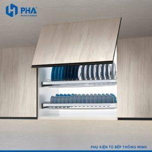 Giá bát đĩa 2 tầng cố định