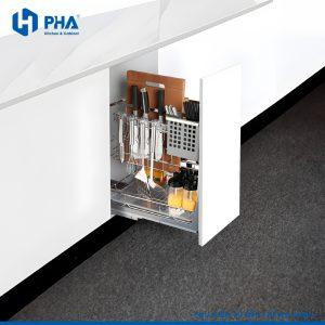 Giá dao thớt đa năng nan dẹt - Inox 304