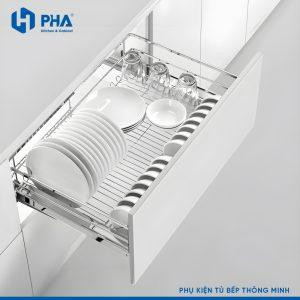 Kệ bát đĩa nan dẹt đa năng