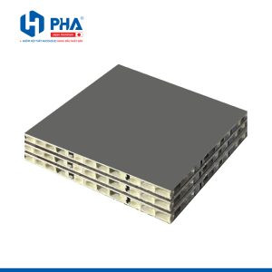Tấm lưng tổ ong màu xám chì