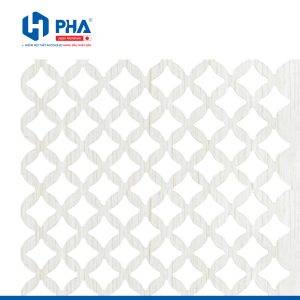 tấm lưới nhôm màu vân gỗ ý