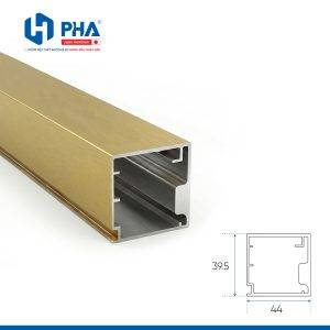 thanh nhôm ngang tủ - màu vàng gold