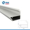 thanh tay nắm bản lớn liền khối CNC màu bạc