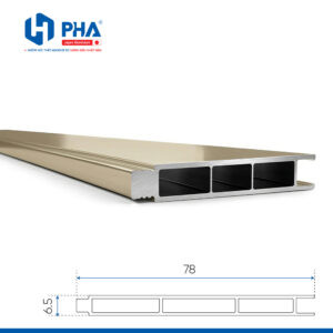 Thanh Pano hộp phẳng - màu champagne PHA-037